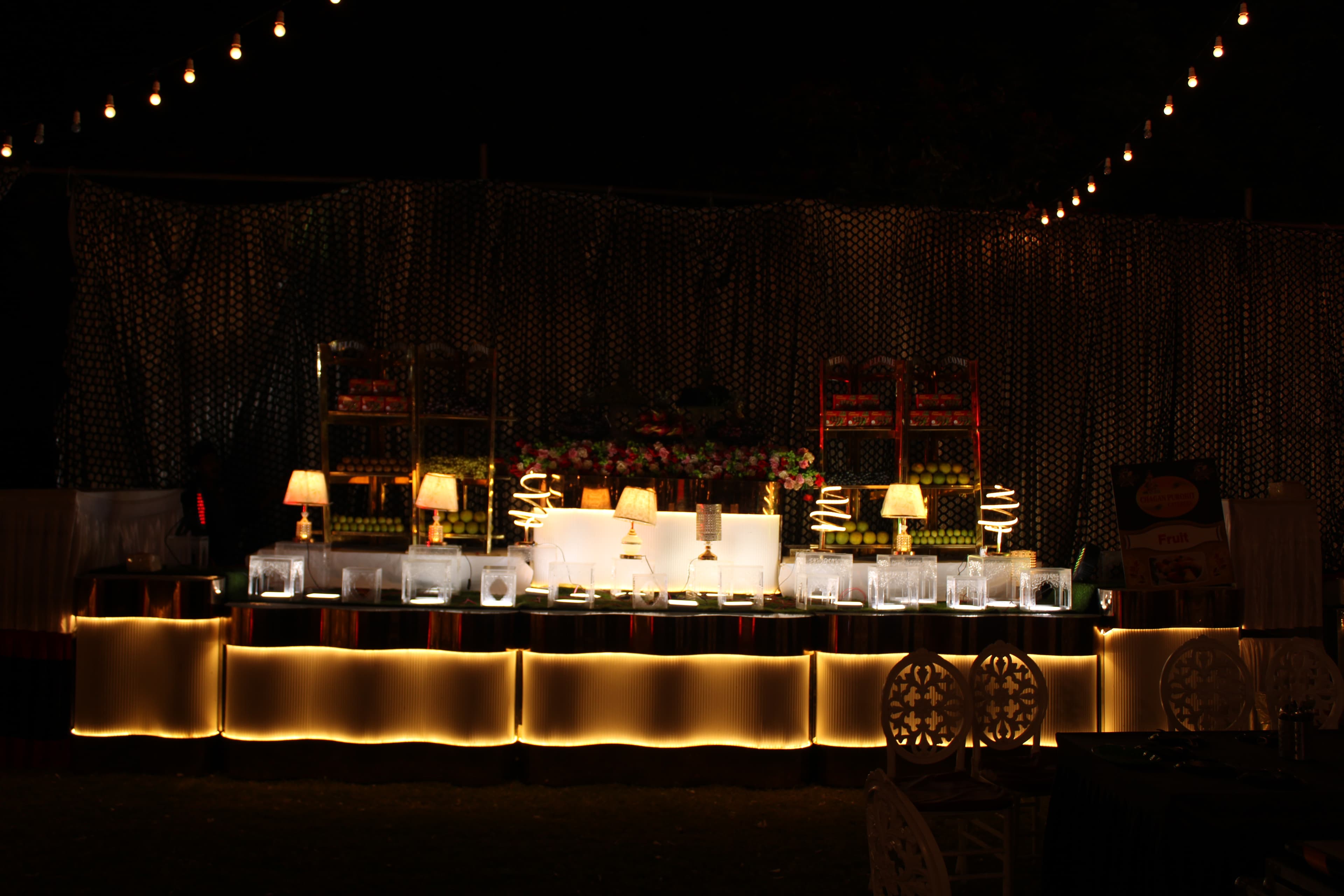 Elegant Buffet Counter
